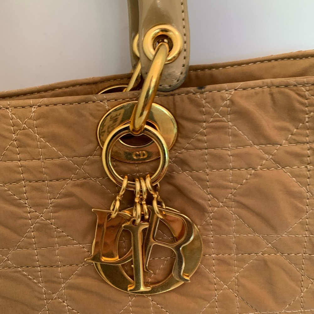 Lady Dior bag, vintage large nylon - Picture 3 of 15